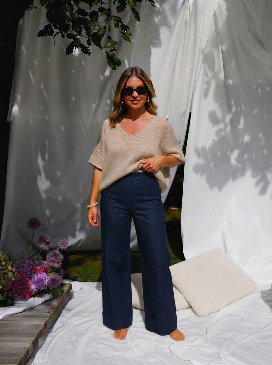 DECK Denim Wide Leg trousers