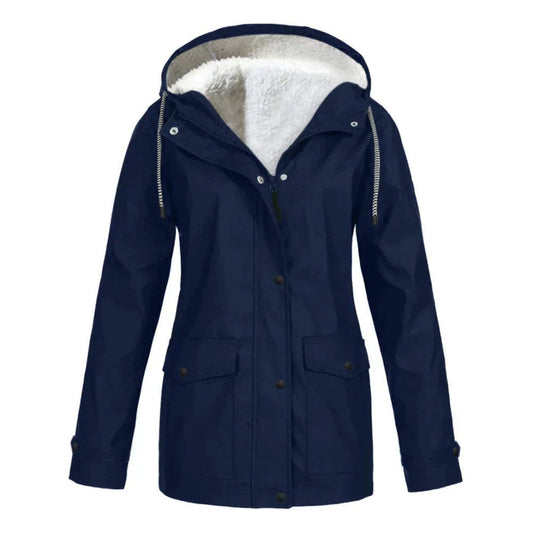 Earlene | Fleece Lined Hooded Jacket