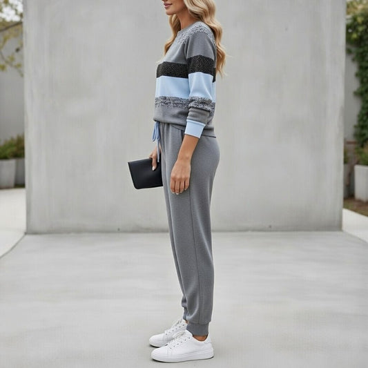 Nakia | Striped Tracksuit Set