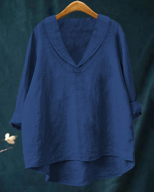 Orchid | Relaxed V-Neck Blouse
