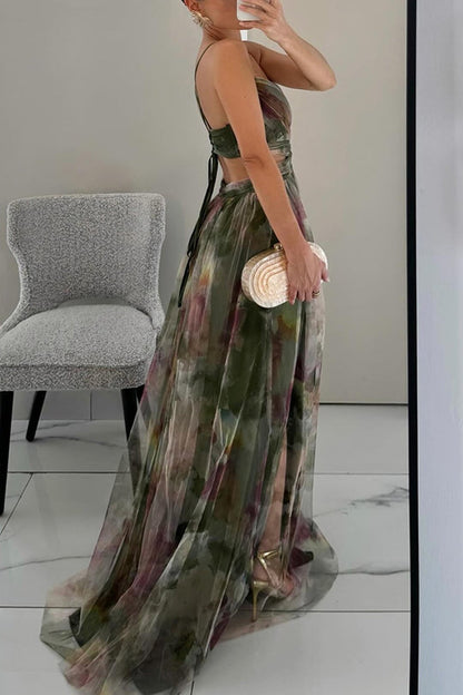 Laurel | Chiffon Maxi Dress