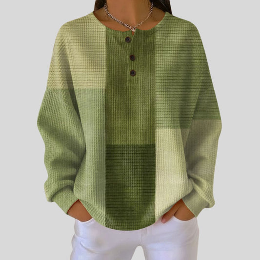 Kristi | Henley Sweatshirt