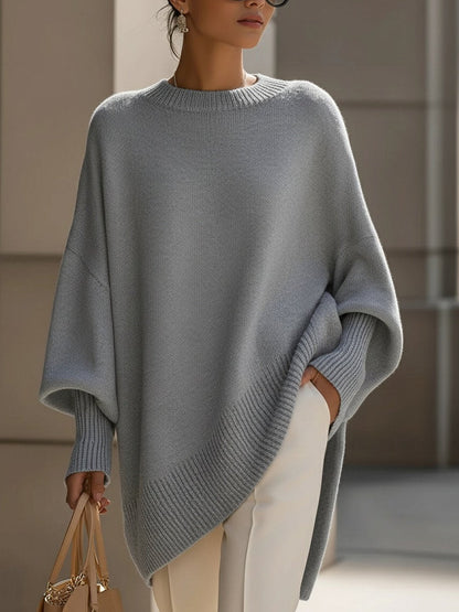 Rosalba | Oversized Draped Wide-Neck Sweater