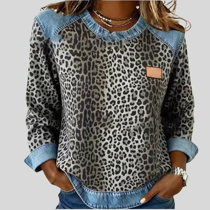 Jerri | Leopard Statement Sweatshirt