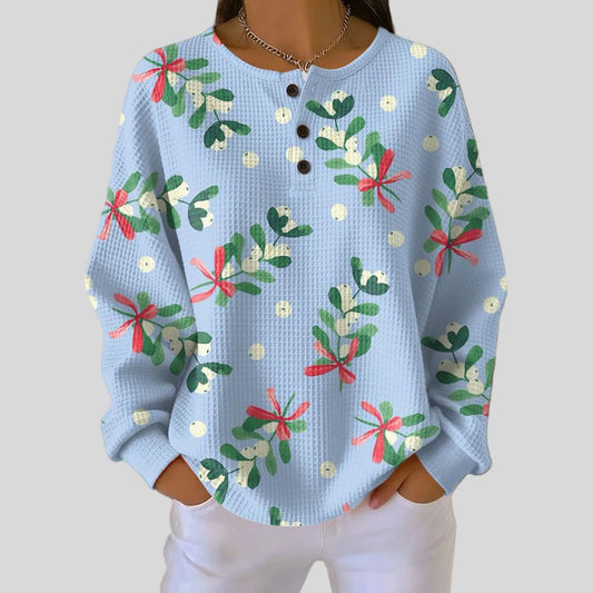 Angelia | Christmas Motif Sweatshirt