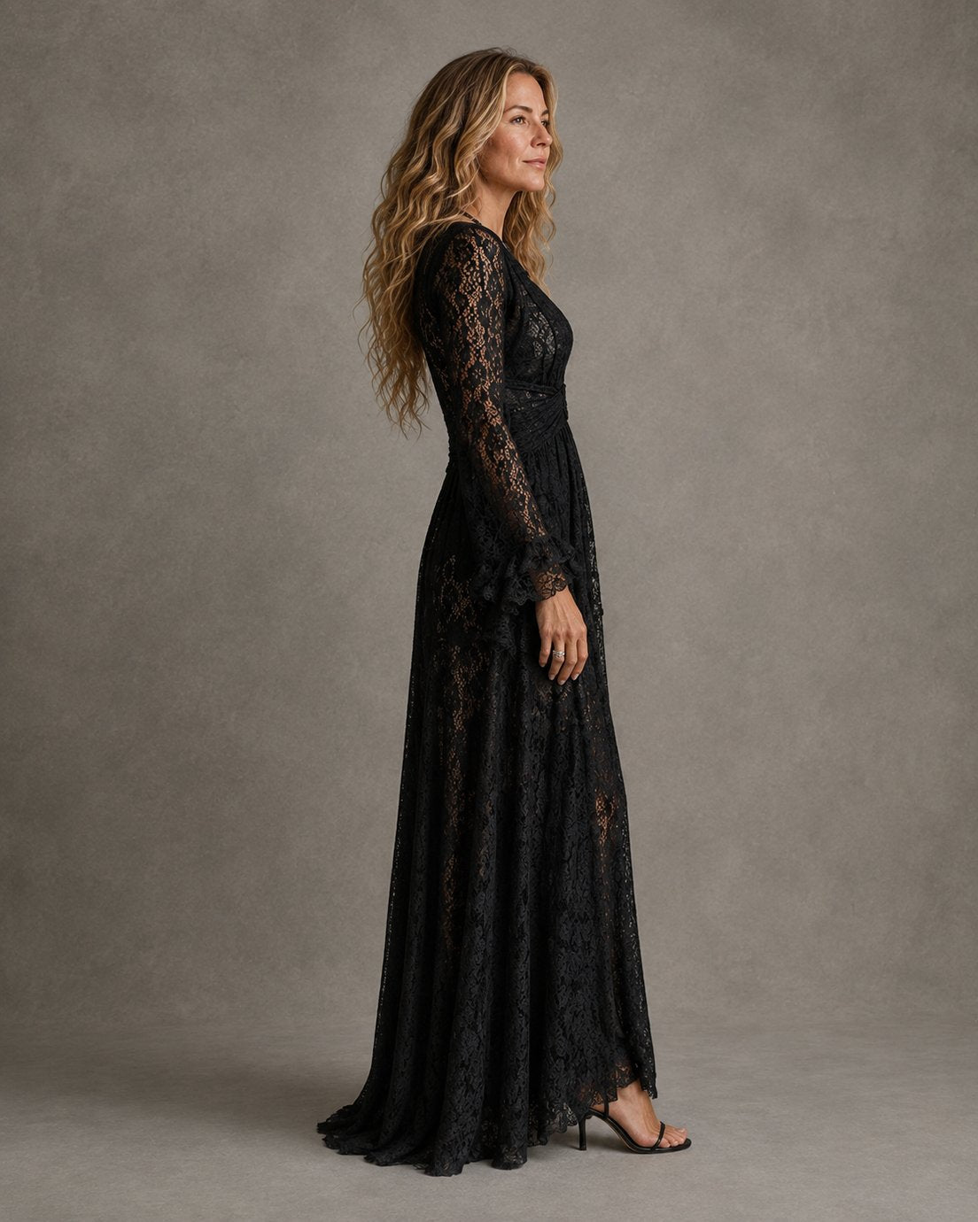Karrie | Plunging V-Neck Maxi Dress