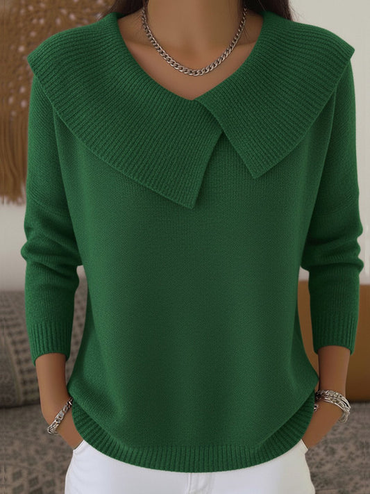 Hibernia | Warm Sweater with Soft Collar