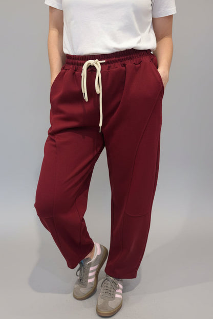 Cotton Barrel Joggers