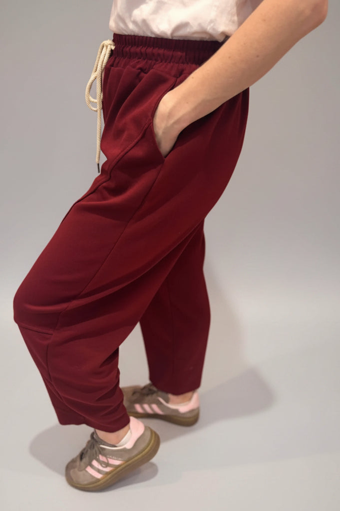 Cotton Barrel Joggers