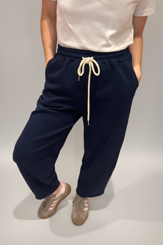 Cotton Barrel Joggers