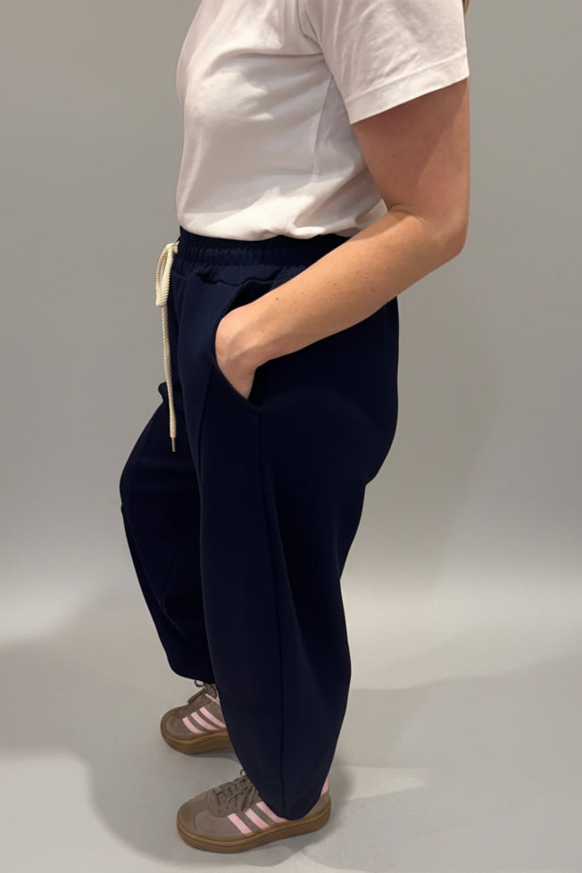 Cotton Barrel Joggers