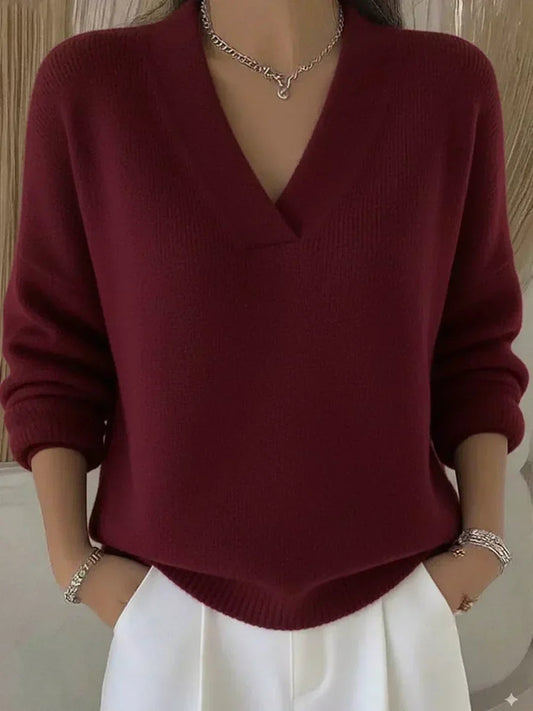 Norleen | Relaxed V-Neck Sweater