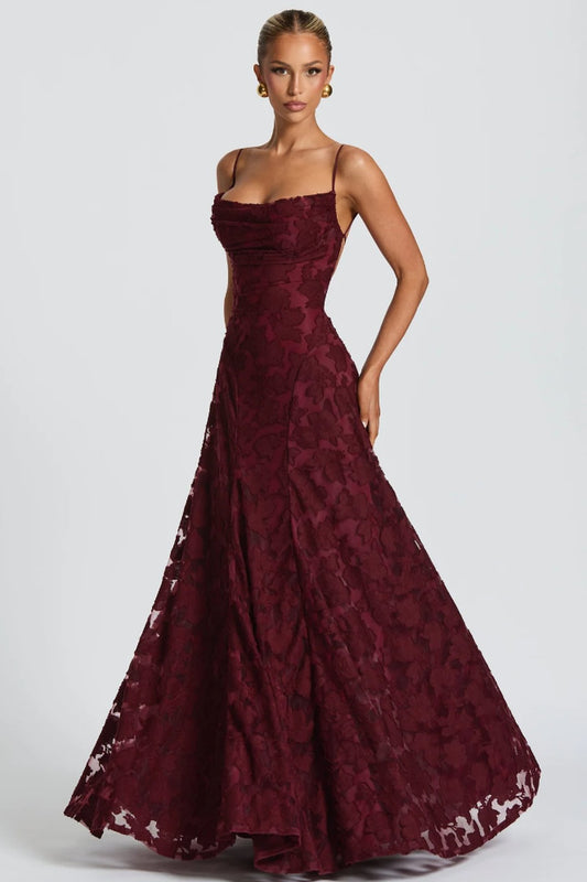 Cecelia | Elegant Lace Maxi Dress