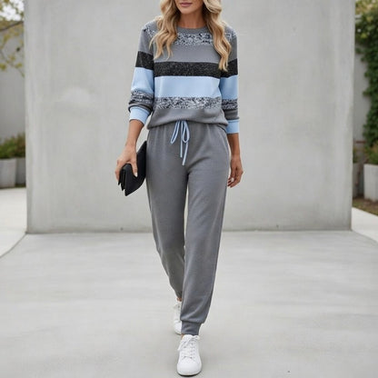 Nakia | Striped Tracksuit Set