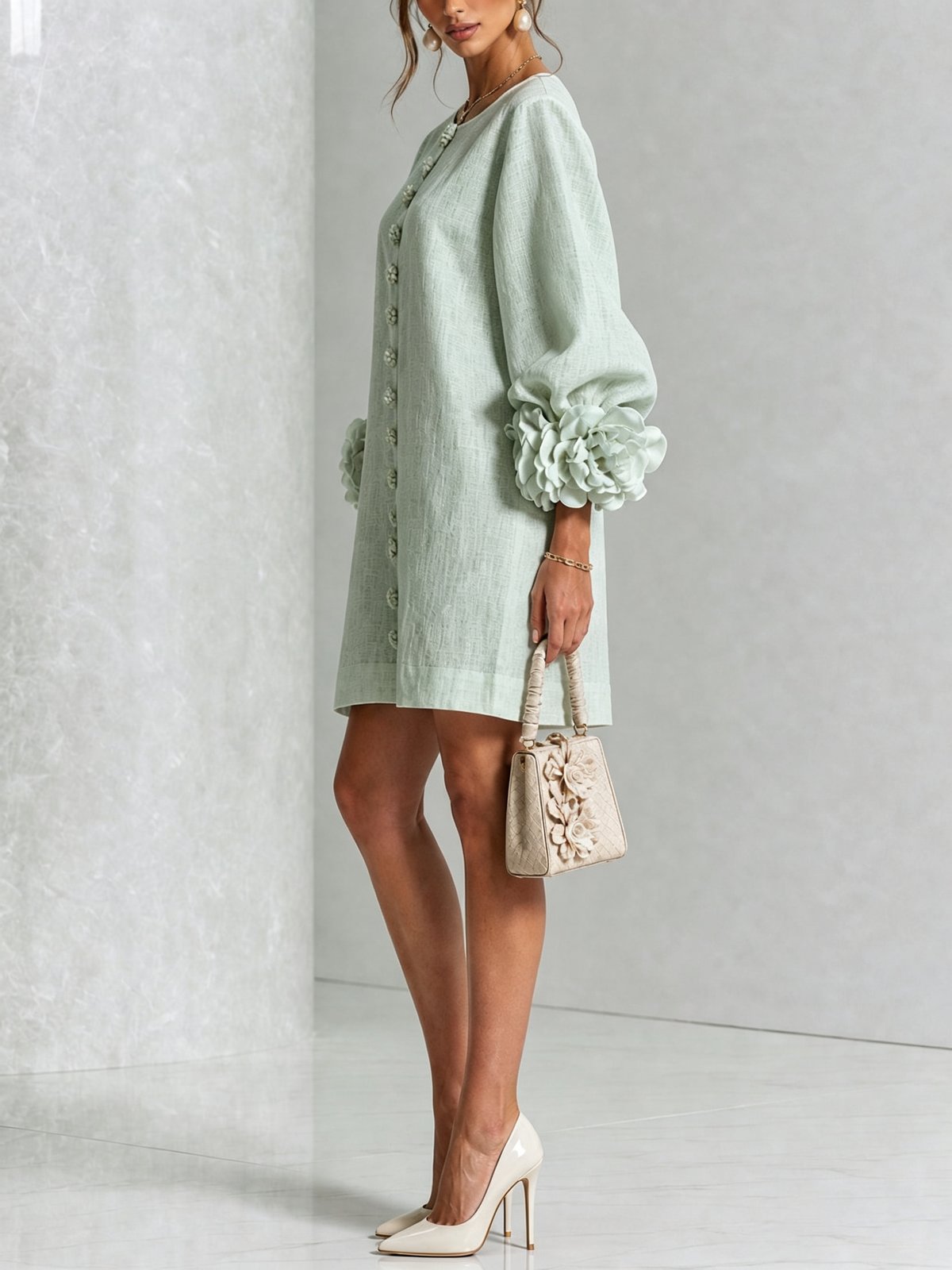 Prunella | Button-Down Mini Dress