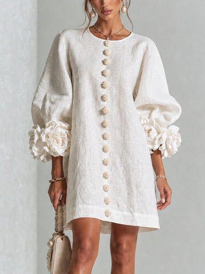 Prunella | Button-Down Mini Dress