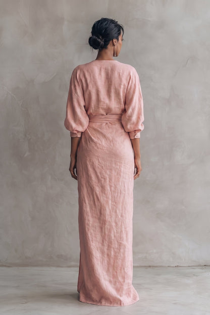 Kenya | Blend V-Neck Maxi Dress
